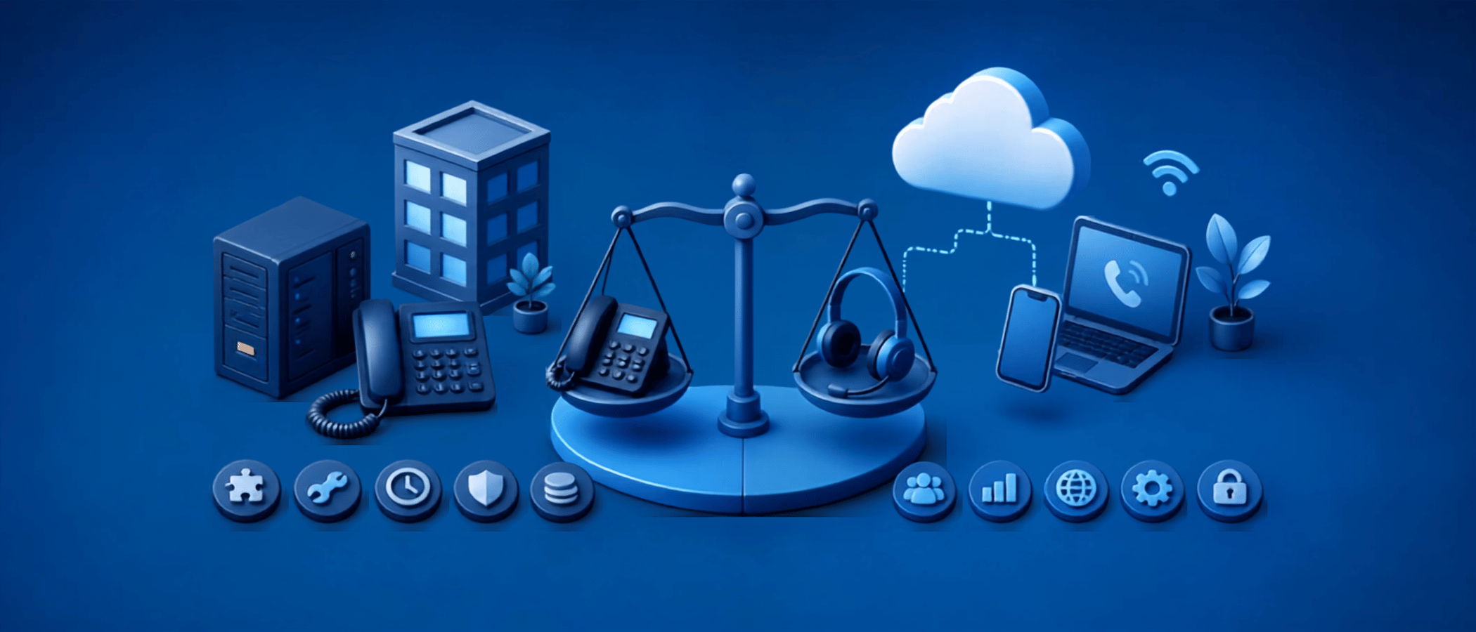 Centrală telefonică clasică vs. virtuală: 10 diferențe care contează